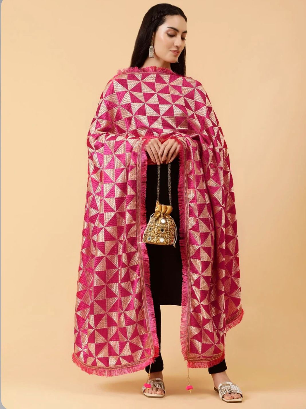 Phulkari/Dupatta - DWEEP SARA