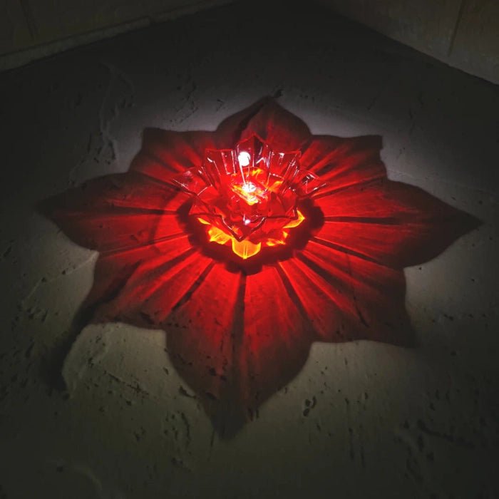 6/12 Pcs 3D Reflection Water Sensor Diya | Rangoli Decorative LED Diya for Pooja, Diwali & Festivals | 72+ Hrs Backup | Flameless, Safe & Reusable - DWEEP SARA