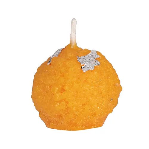 Diwali Gift Idea Ladoo Candle Decor Hand Poured Motichur laddoo Candles Set of 6 - 12 - 24 - DWEEP SARA