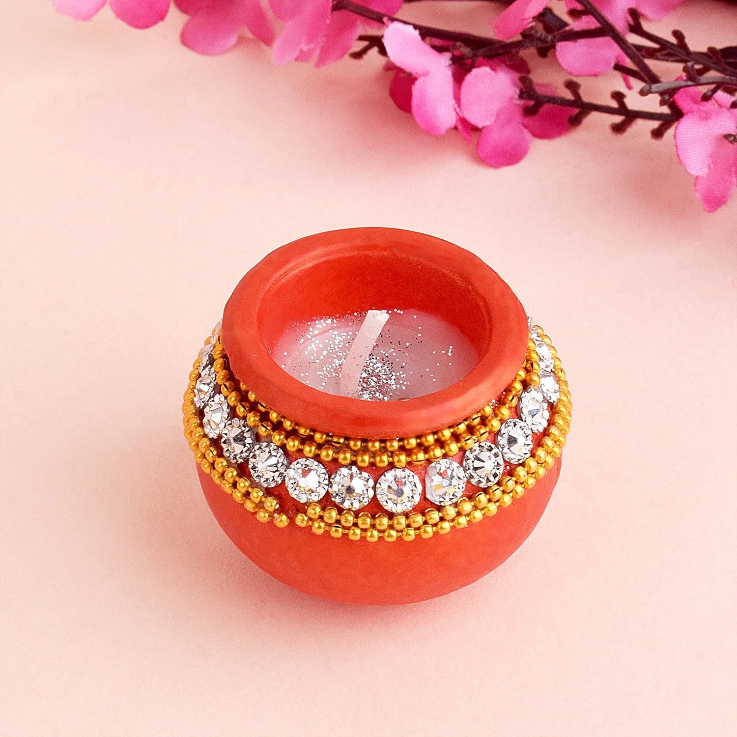 Dweep Sara Diwali Festival Diya Set Diwali Decoration item for Home Pooja Indian Decor Traditional South Asia Handmade Mitti Ke Diva Colourful for Puja - DWEEP SARA