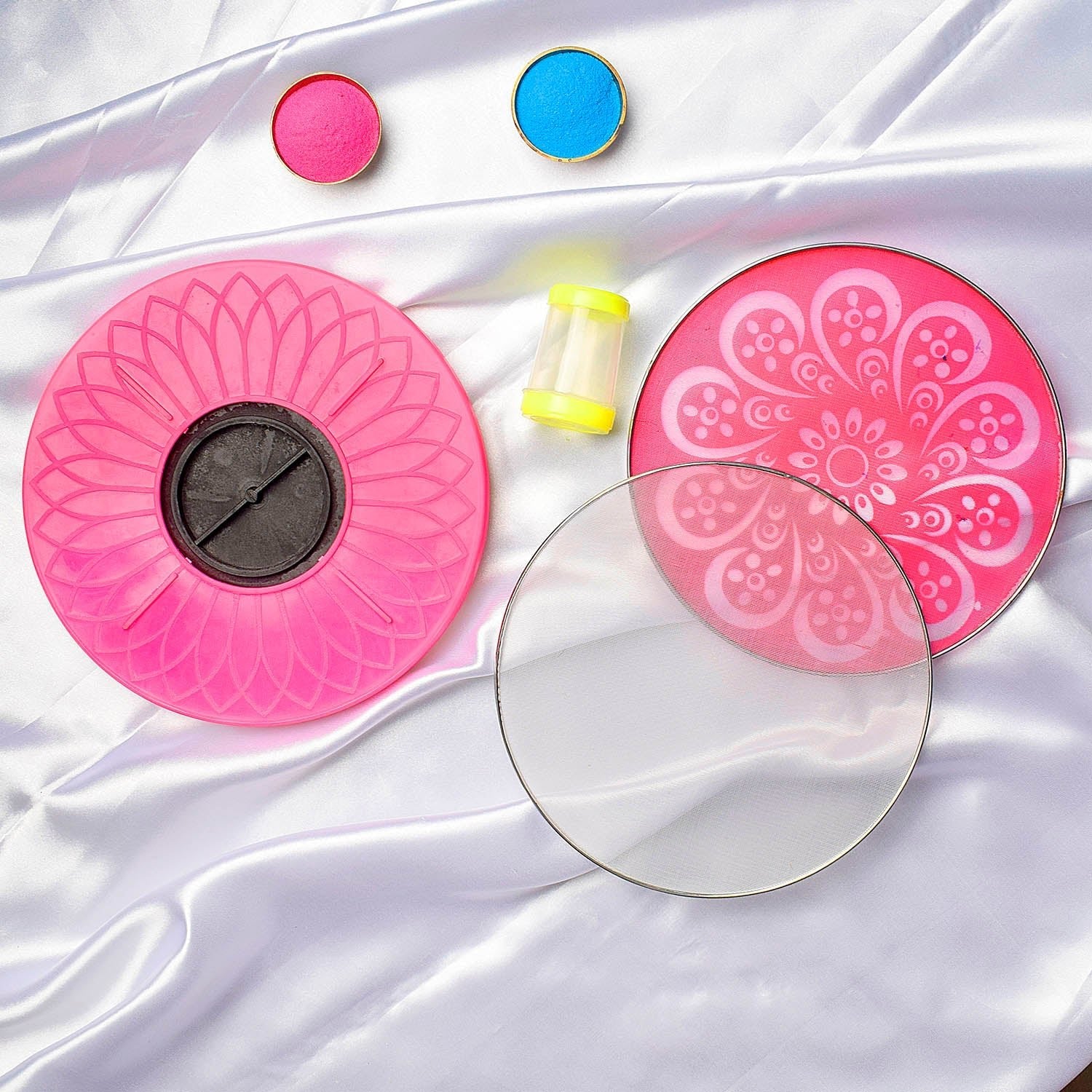 Dweep Sara Readymade DIY Rangoli Mat Easy to use Rangoli Diwali Gift Decoration Template For Diwali R - DWEEP SARA