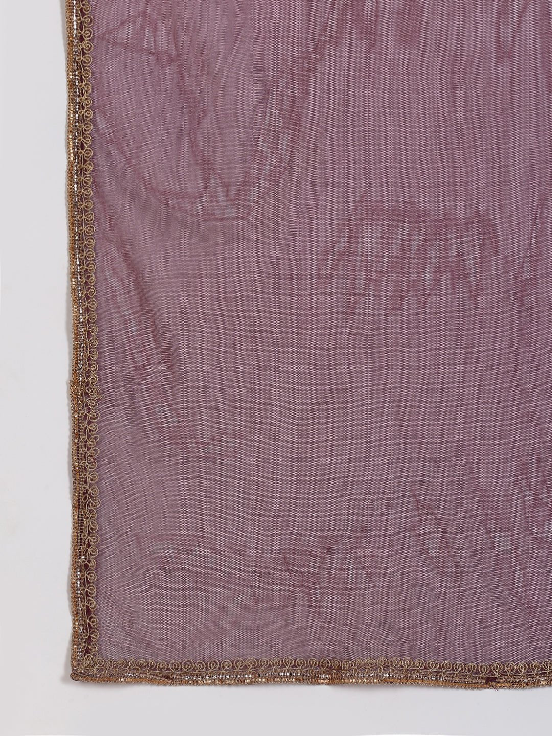 Maroon Velvet Suit Set - DWEEP SARA