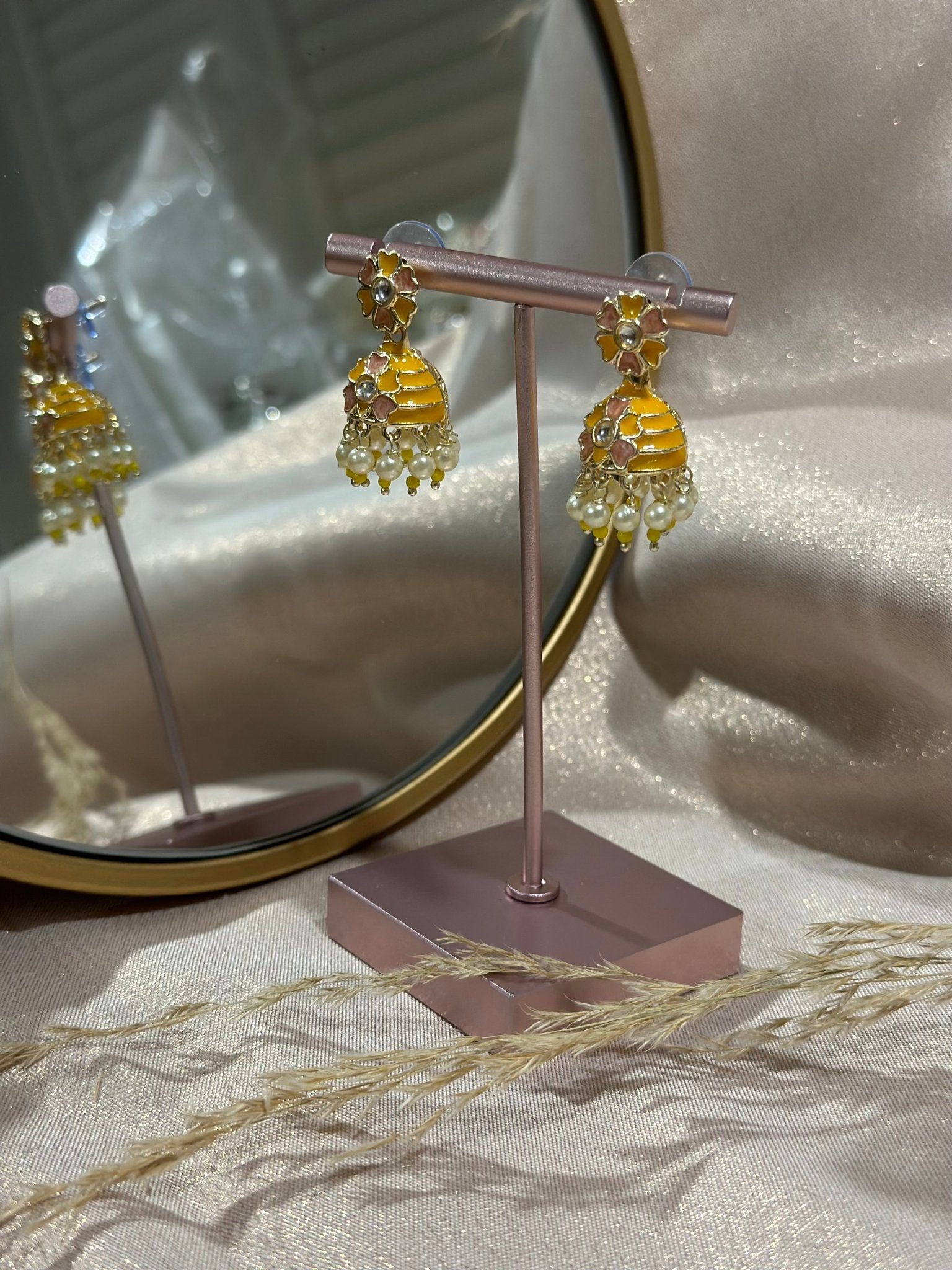 Minni Multicolour Jhumki Earrings - DWEEP SARA