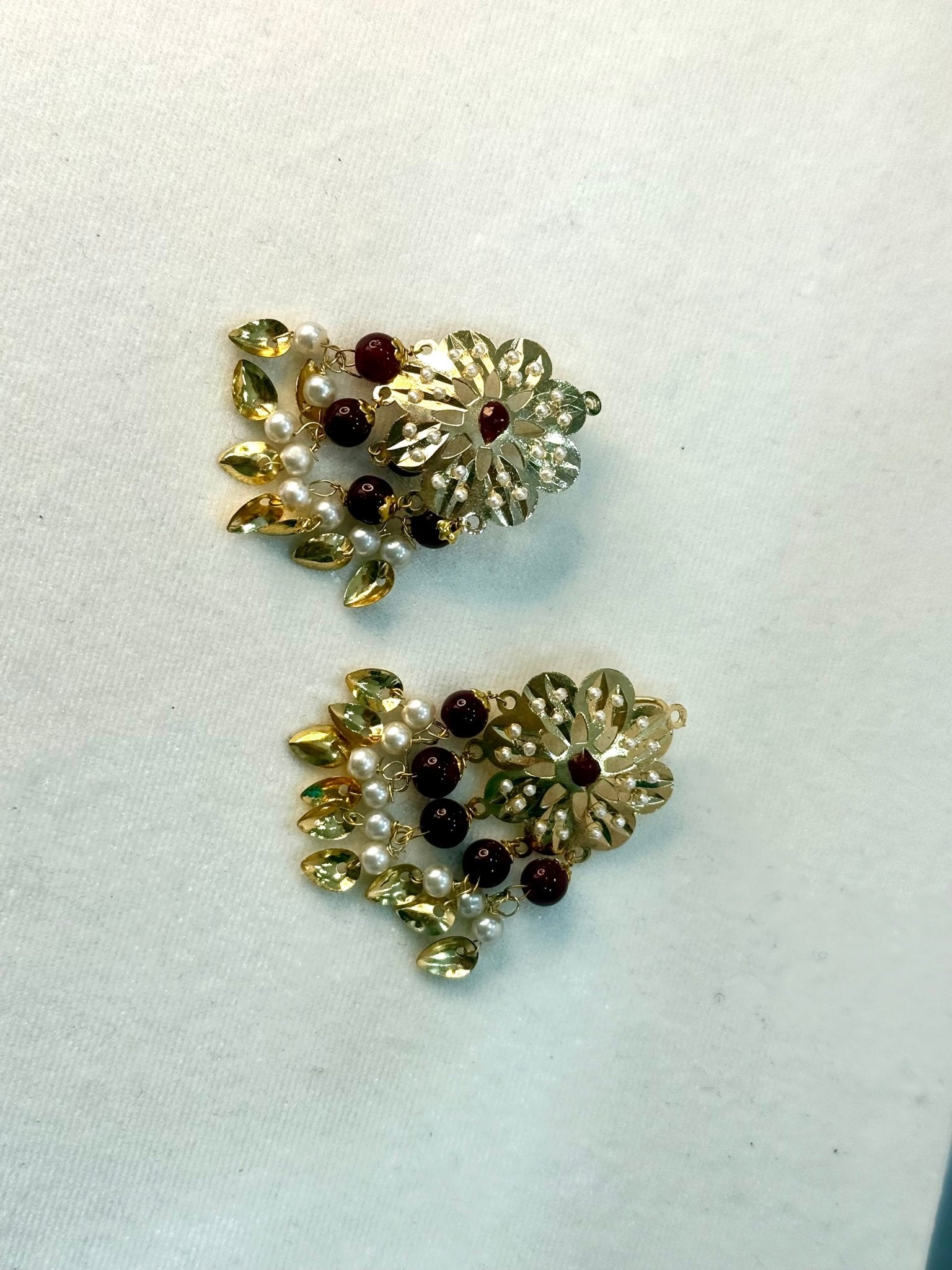 Multicolour Punjabi Traditional Earrings - DWEEP SARA