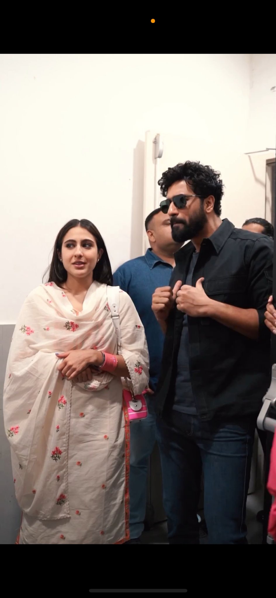 Off - White Floral Embroidered Suit Set - DWEEP SARA